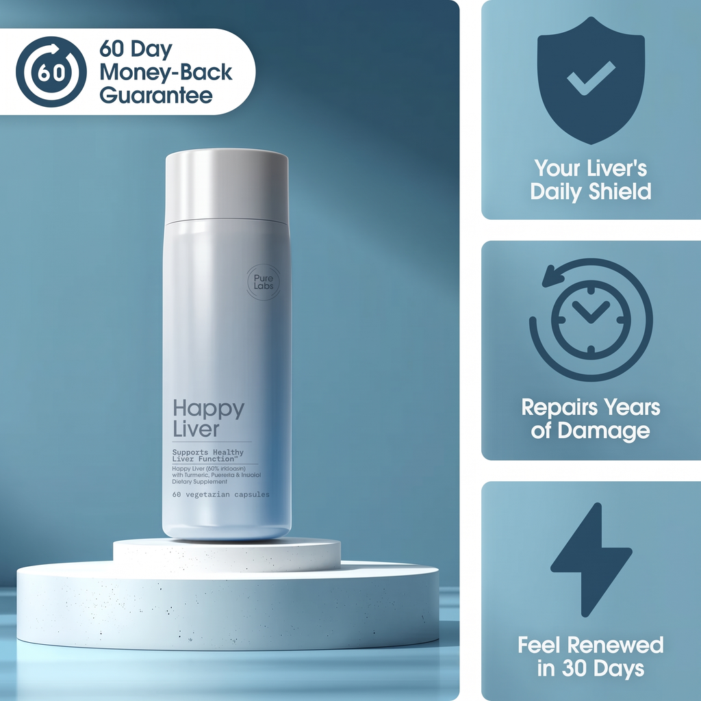 Happy Liver - European Pharmaceutical Grade Liver Protection & Recovery by Pure Labs™